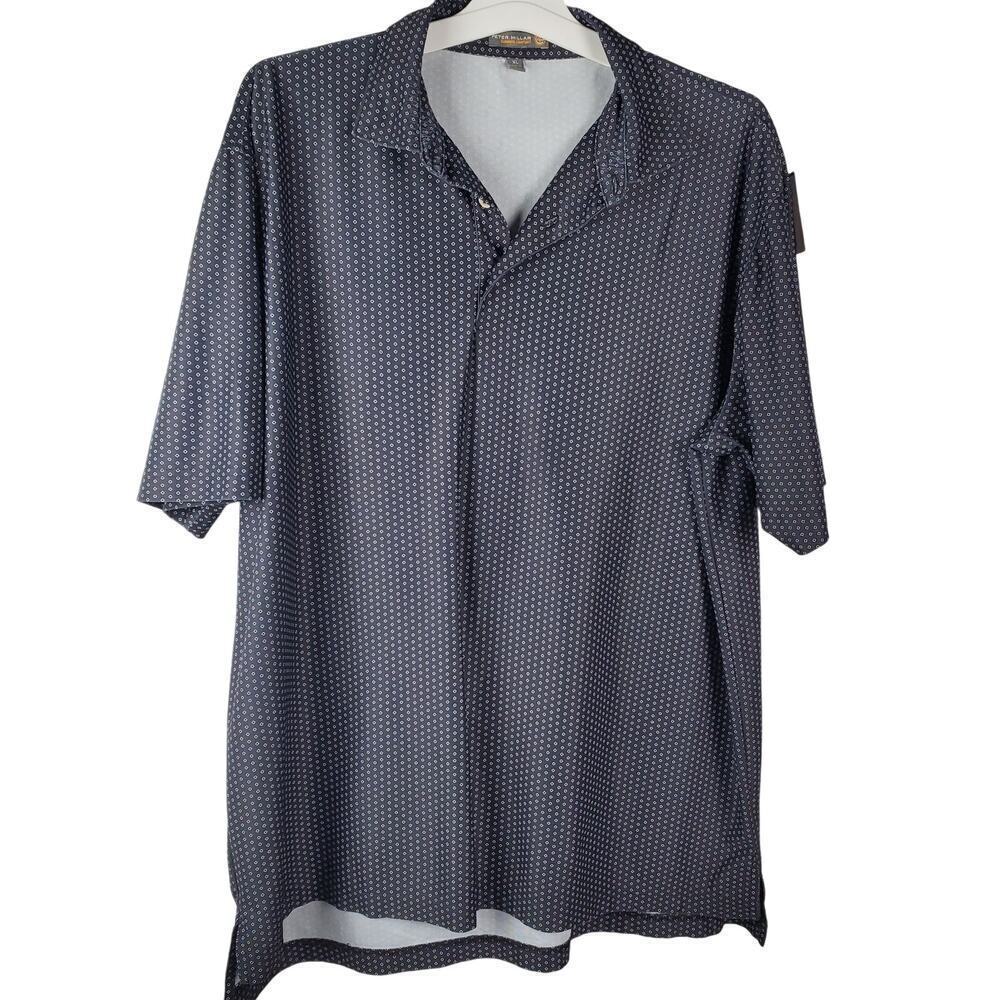 Peter Millar Summer Comfort Polo Shirt Men Size XL Performance Golf Collared Top